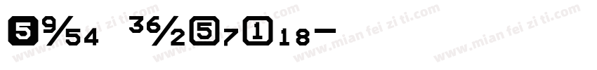 Expo Numerals字体转换
